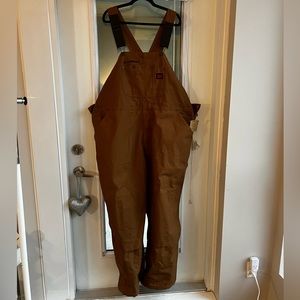 Tough Duck Unlined Bib Overall Size 3X NWT
